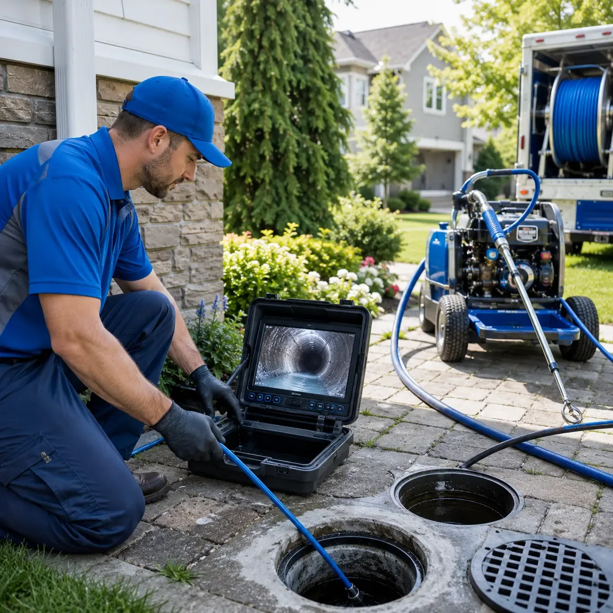 Outdoor drain cleaning professionals serving Rose Hill, KS