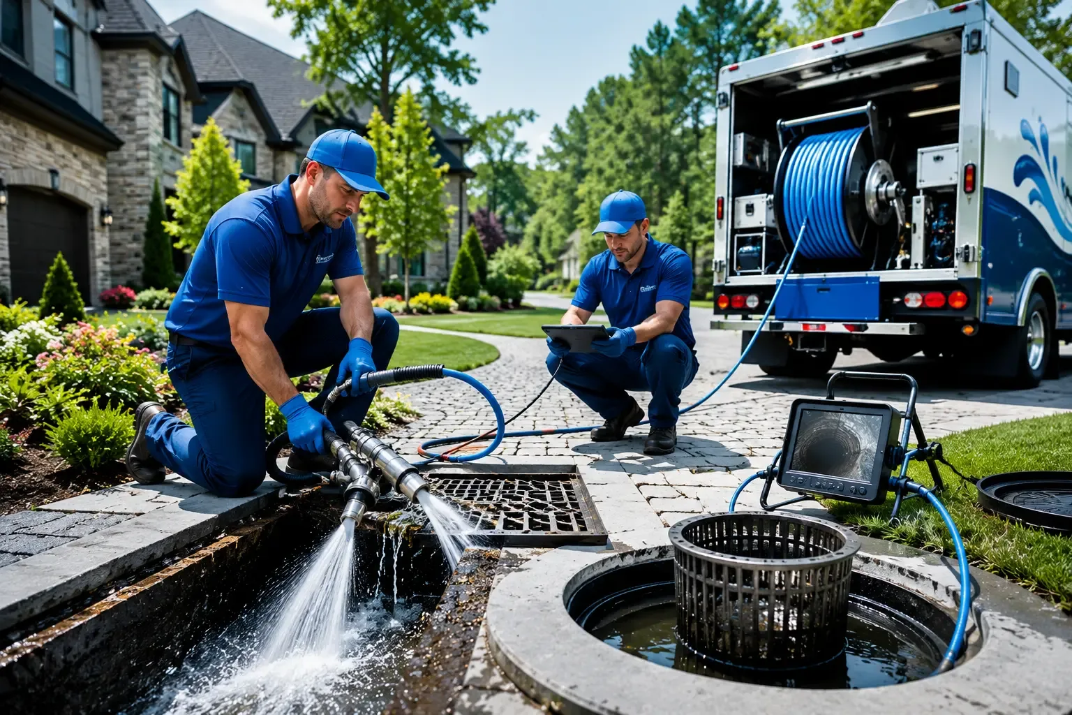 Local outdoor drain cleaning professionals in Rose Hill, KS